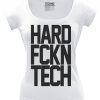 HARD FCKN TECH Női Póló Fehér