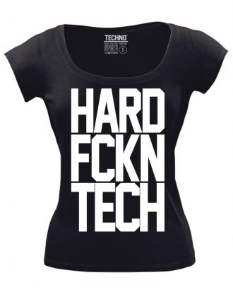 HARD FCKN TECH Női Póló Fekete