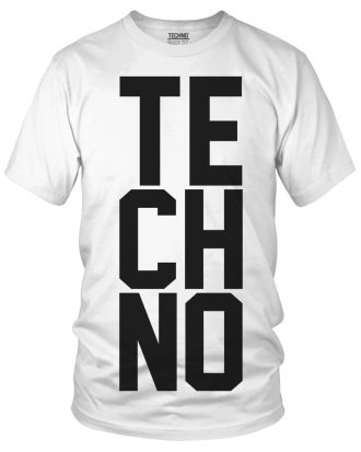 Techno Póló férfi fehér
