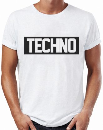 TECHNO Blank Férfi Póló