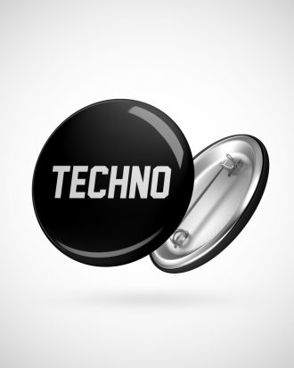 TECHNO Kitűző