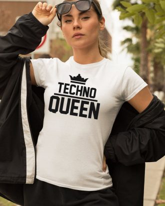 TECHNO QUEEN Női Póló