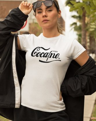 COCAINE Női Póló Fehér