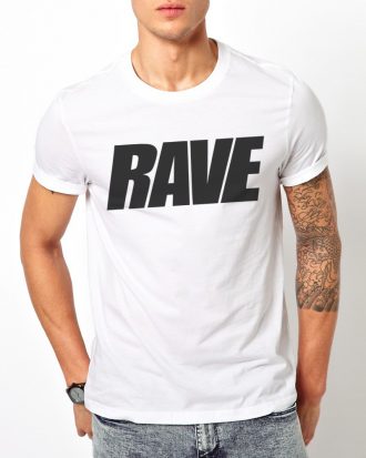 RAVE férfi póló fehér