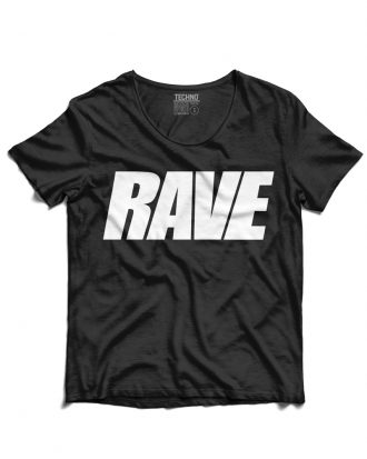 RAVE férfi póló fekete