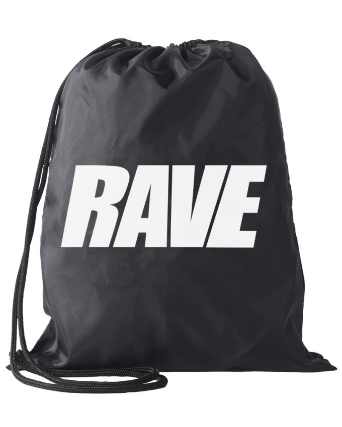 RAVE hátizsák fekete fehér