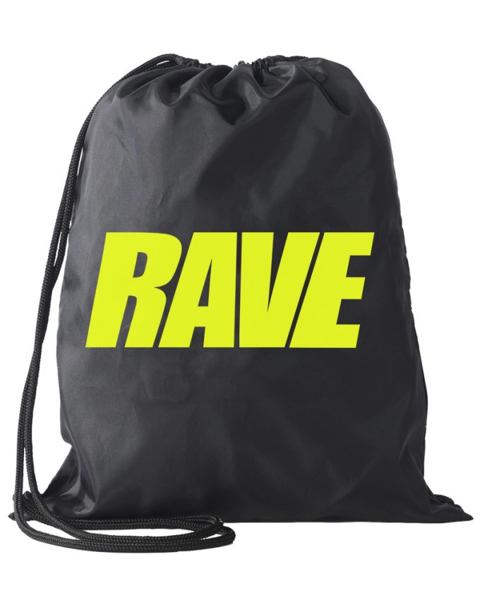 RAVE hátizsák neon sárga