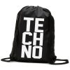 TECHNO Hátizsák fekete