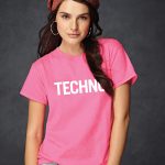 Techno Női Póló Pink