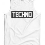 Techno férfi trikó fehér