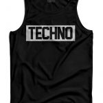 Techno férfi trikó fekete
