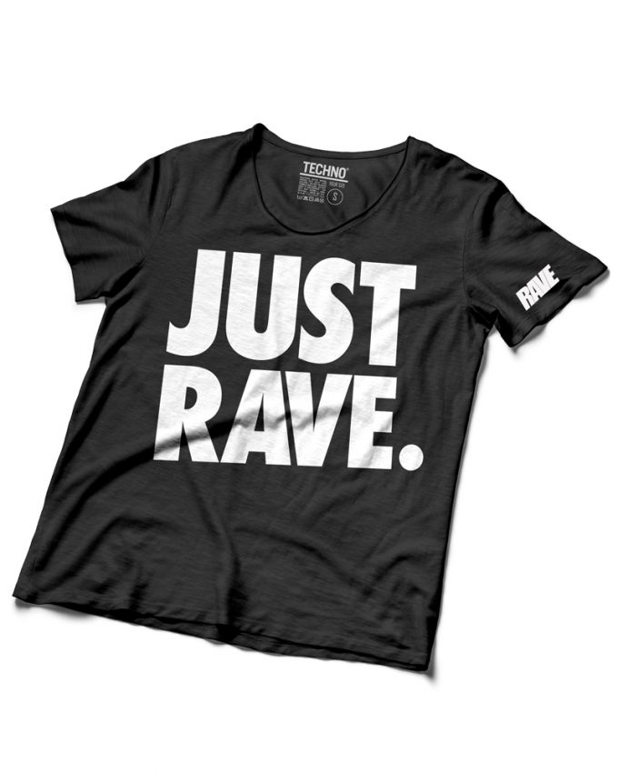 Just Rave Férfi póló fekete