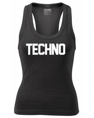 Techno trikó női fekete